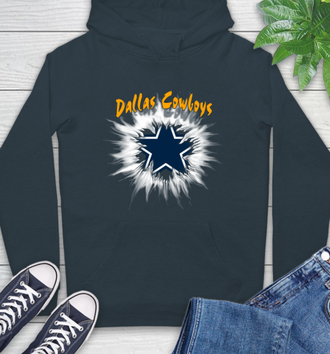 Dallas Cowboys NFL Football Adoring Fan Rip Sports Hoodie 7