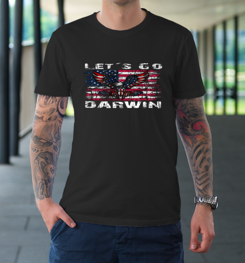 Let's go Darwin America Flag Eagle T-Shirt 1