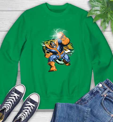 Jacksonville Jaguars NFL Football Thanos Avengers Infinity War Marvel Sweatshirt 7