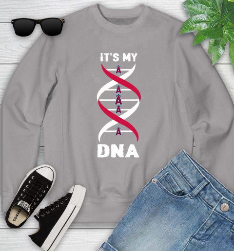 Los Angeles Angels MLB Baseball It's My DNA Sports Youth Sweatshirt 3