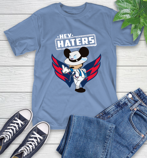 NHL Hey Haters Mickey Hockey Sports Washington Capitals T-Shirt 12