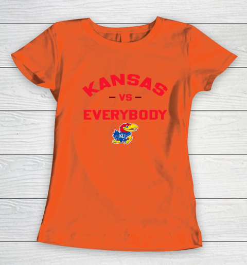 Kansas Jayhawks Vs Everybody Women's T-Shirt 2