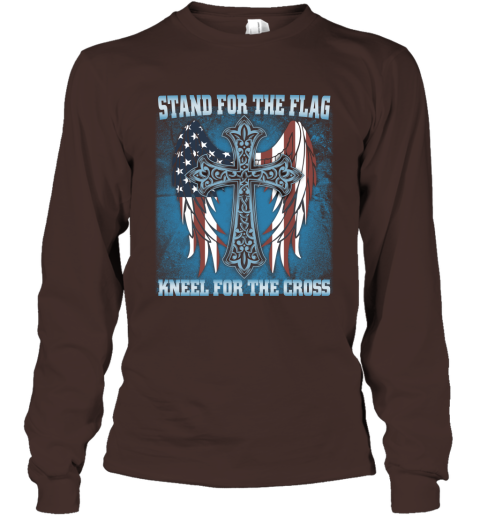 Stand For The Flag Kneel For The Cross 2 Long Sleeve