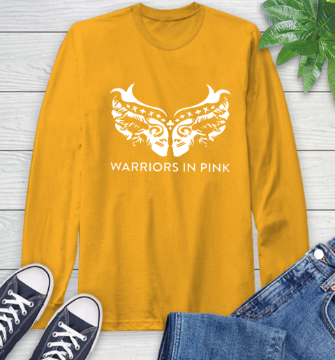 Ford cares warriors in pink shirt Long Sleeve T-Shirt 2