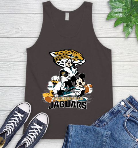 NFL Jacksonville Jaguars Mickey Mouse Donald Duck Goofy Football Shirt Tank Top 6