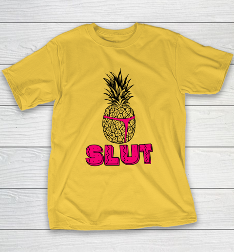 Pineapple Slut Youth T-Shirt 4