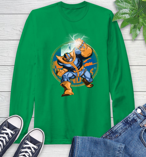 New York Islanders NHL Hockey Thanos Avengers Infinity War Marvel Long Sleeve T-Shirt 8