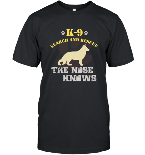 K9 Search and Rescue Hoodie German Shepherd Dog GSD alottee T-Shirt
