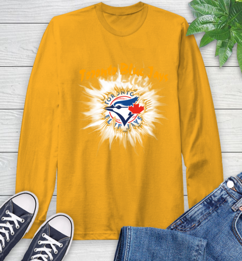 Toronto Blue Jays MLB Baseball Adoring Fan Rip Sports Long Sleeve T-Shirt 2
