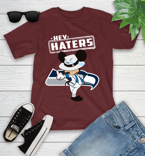 NFL Hey Haters Mickey Football Sports Seattle Seahawks Youth T-Shirt 14