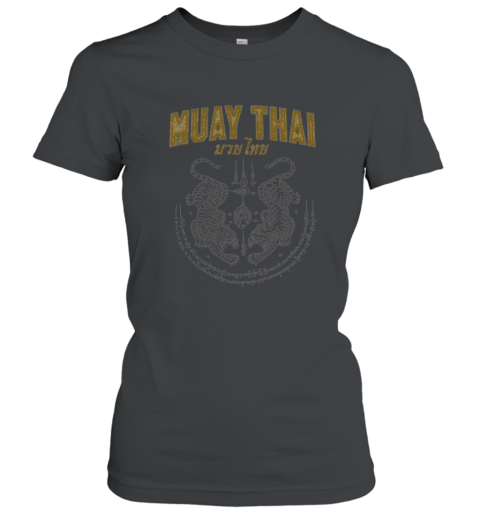 Twin Tiger Sak Yant Muay Thai T Shirt Women T-Shirt