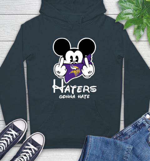 NFL Minnesota Vikings Haters Gonna Hate Mickey Mouse Disney Football T Shirt Hoodie 7