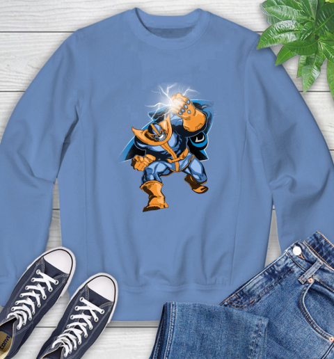 Carolina Panthers NFL Football Thanos Avengers Infinity War Marvel Sweatshirt 11
