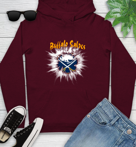 Buffalo Sabres NHL Hockey Adoring Fan Rip Sports Youth Hoodie 7