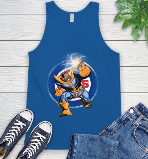 Chicago Cubs MLB Baseball Thanos Avengers Infinity War Marvel Tank Top 4