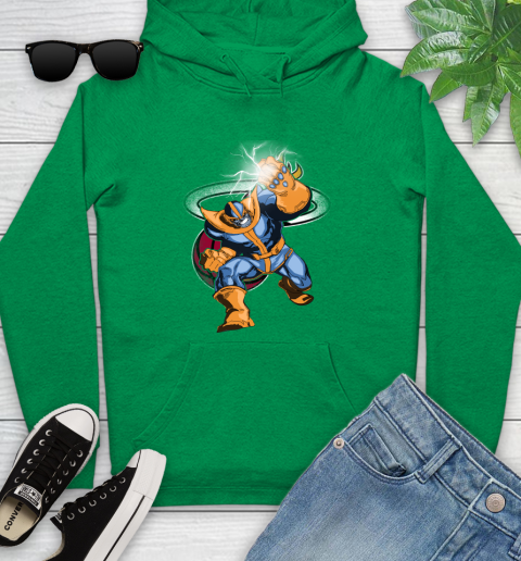 Miami Heat NBA Basketball Thanos Avengers Infinity War Marvel Youth Hoodie 9