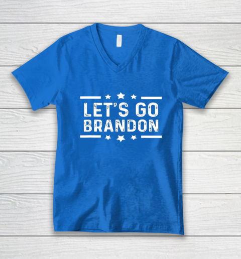 Let's Go Brandon Joe Biden Funny Trendy Sarcastic V-Neck T-Shirt 4