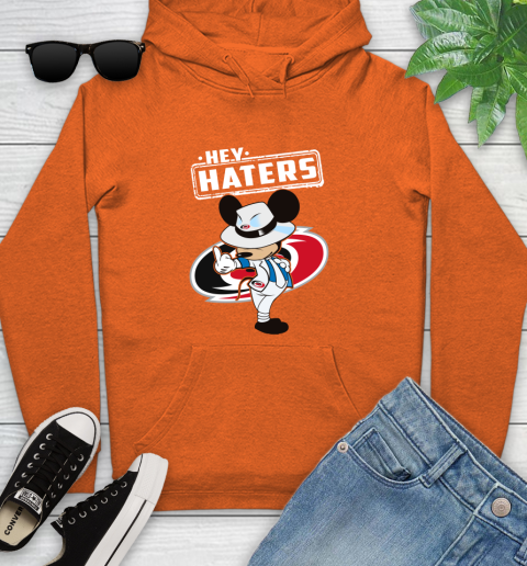NHL Hey Haters Mickey Hockey Sports Carolina Hurricanes Youth Hoodie 4