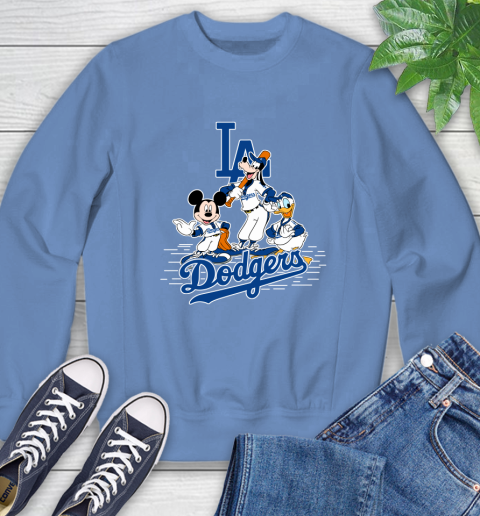 Mickey Mouse Los Angeles Lakers And Snoopy Los Angeles Dodgers Ugly Sweater  - T-shirts Low Price