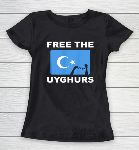 Free the Uyghurs Support Uighur Rights and Freedom Women's T-Shirt