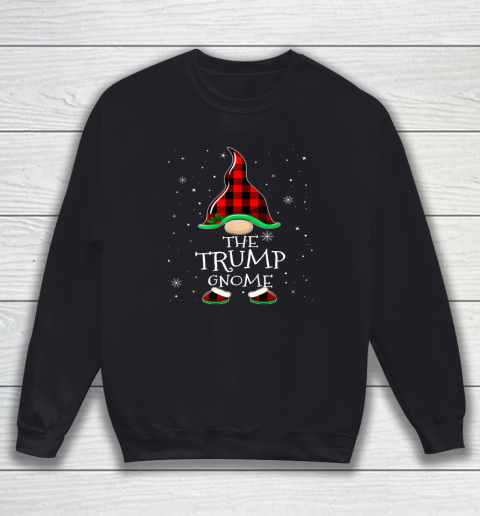 Trump Gnome Matching Family Group Christmas Party Pajama Sweatshirt