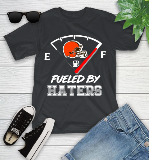Cleveland Browns NFL Football Fueled By Haters Sports Youth T-Shirt