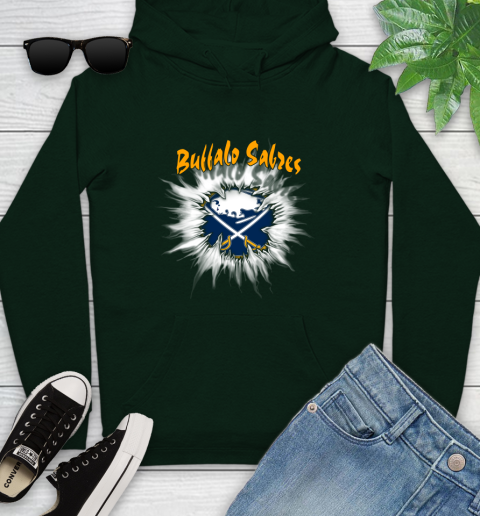 Buffalo Sabres NHL Hockey Adoring Fan Rip Sports Youth Hoodie 14