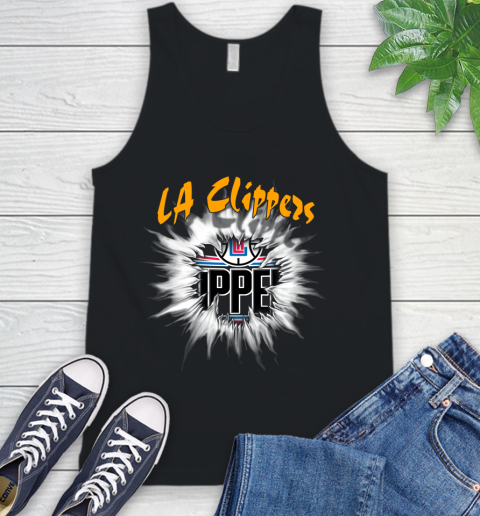 LA Clippers NBA Basketball Rip Sports Tank Top