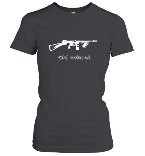 Old School Thompson Machine Gun logo Mafia Shirt Women T-Shirt