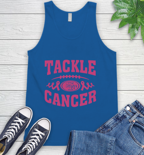 San Francisco 49ers Tackle Breast Cancer Tank Top 5