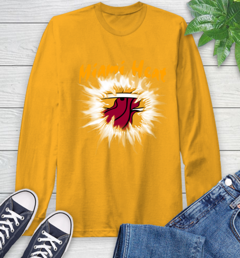 Miami Heat NBA Basketball Rip Sports Long Sleeve T-Shirt 2