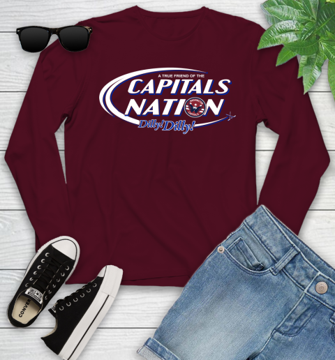 NHL A True Friend Of The Washington Capitals Dilly Dilly Hockey Sports Youth Long Sleeve 6