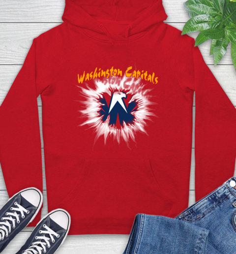 Washington Capitals NHL Hockey Adoring Fan Rip Sports Hoodie 10