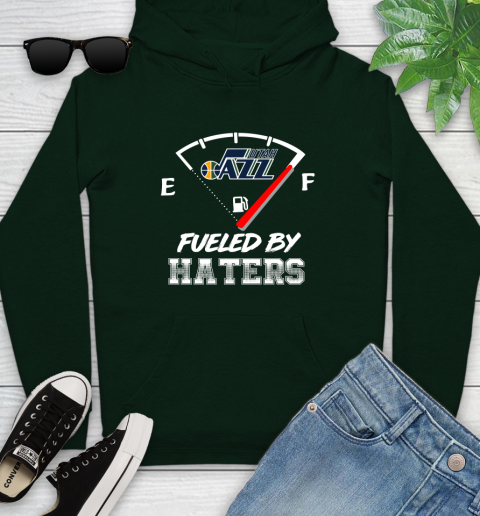 Utah Jazz NBA Basketball Fueled By Haters Sports Youth Hoodie 14