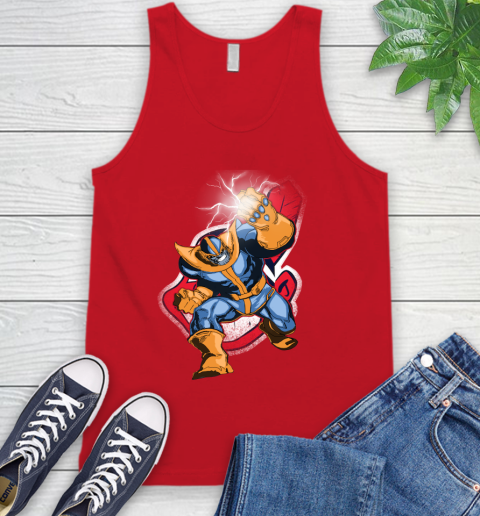 Cleveland Indians MLB Baseball Thanos Avengers Infinity War Marvel Tank Top 5