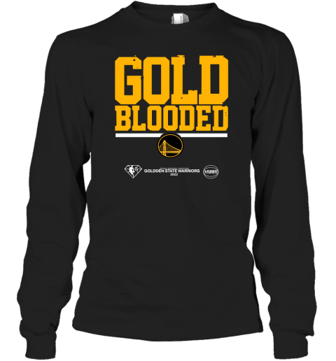 Gold Blooded Mantra 2022 Nba Golden State Warriors Playoffs Long Sleeve T-Shirt