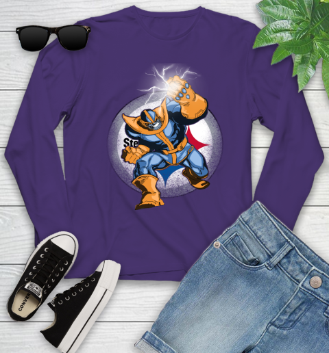 Pittsburgh Steelers NFL Football Thanos Avengers Infinity War Marvel Youth Long Sleeve 4