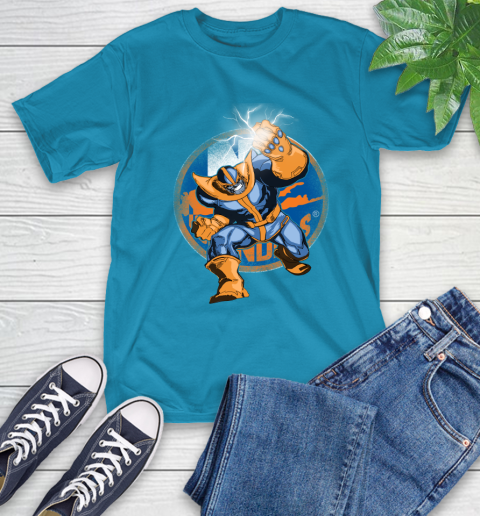 New York Islanders NHL Hockey Thanos Avengers Infinity War Marvel T-Shirt 9