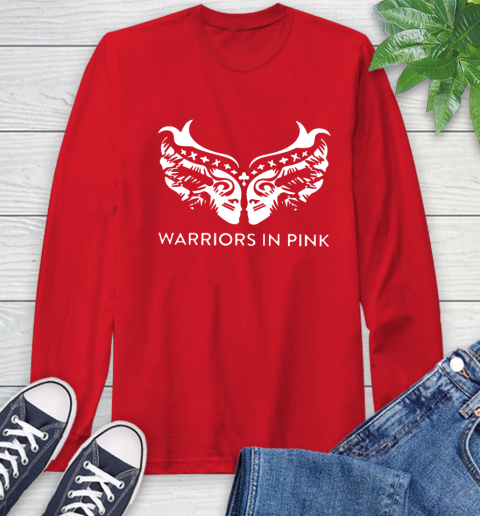 Ford cares warriors in pink shirt Long Sleeve T-Shirt 11