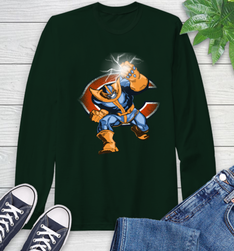 Chicago Bears NFL Football Thanos Avengers Infinity War Marvel Long Sleeve T-Shirt 7