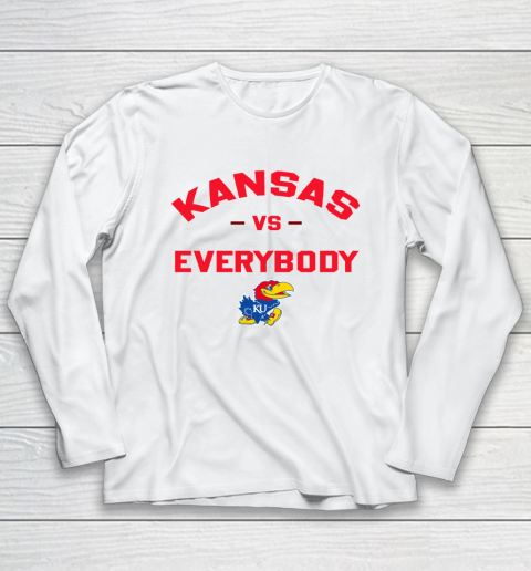Kansas Jayhawks Vs Everybody Long Sleeve T-Shirt