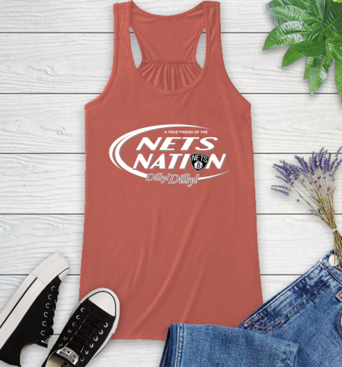 NBA A True Friend Of The Brooklyn Nets Dilly Dilly Basketball Sports Racerback Tank 3