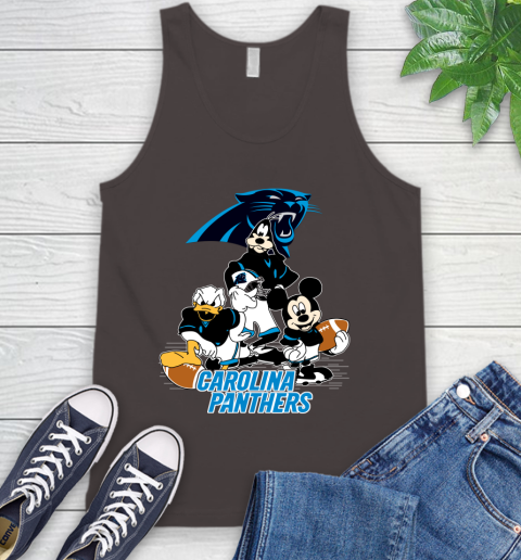 NFL Carolina Panthers Mickey Mouse Donald Duck Goofy Football Shirt Tank Top 6