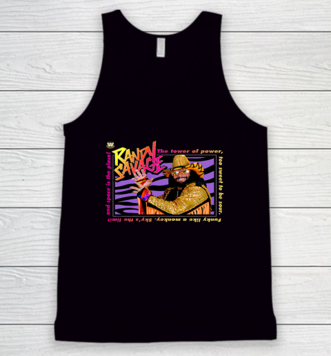 Macho Man WWE Vintage Framed Tank Top