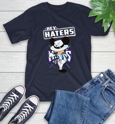NBA Hey Haters Mickey Basketball Sports Sacramento Kings T-Shirt 3