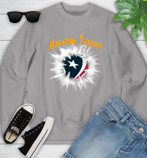 Houston Texans NFL Football Adoring Fan Rip Sports Youth Sweatshirt 3
