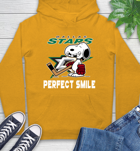 NHL Dallas Stars Snoopy Perfect Smile The Peanuts Movie Hockey T Shirt Hoodie 2