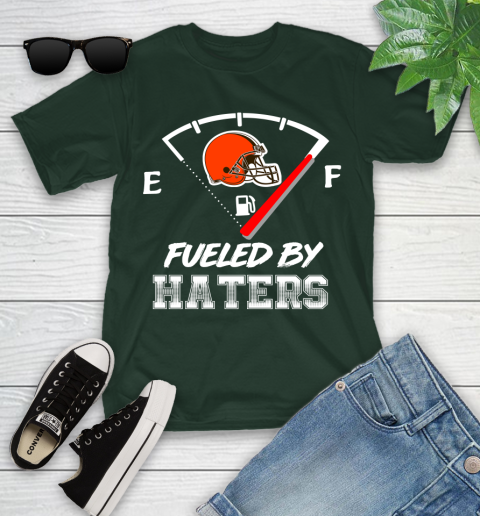 Cleveland Browns NFL Football Fueled By Haters Sports Youth T-Shirt 5