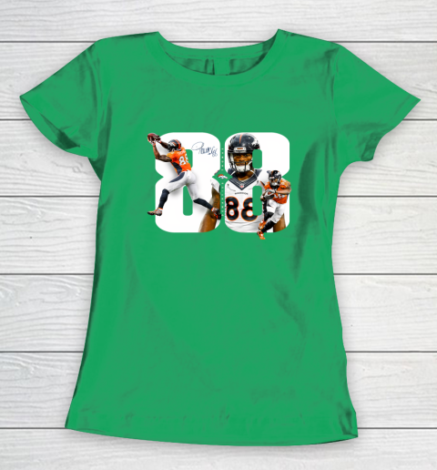 Demaryius Thomas Thank You For The Memoris Women's T-Shirt 4