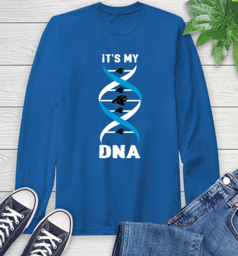 Carolina Panthers NFL Football It's My DNA Sports Long Sleeve T-Shirt 10